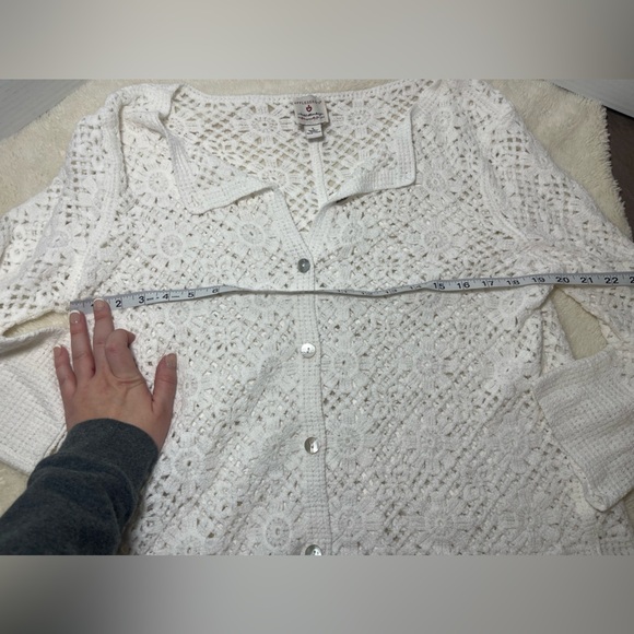 Appleseed 100% Cotton Cardigan Sweater Limited Edition Design - Picture 5 of 15